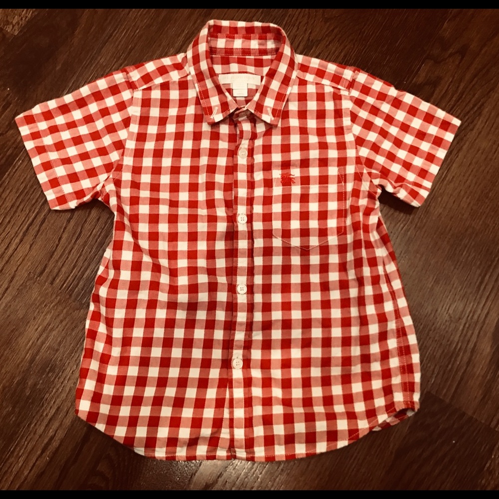 Burberry Boy’s Checked Button-Down Shirt (Size 5Y)